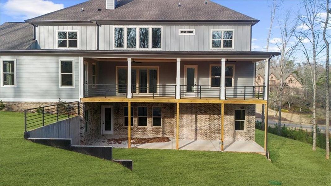 Exterior details and patio area of a home in , Gainesville (Image 43).
