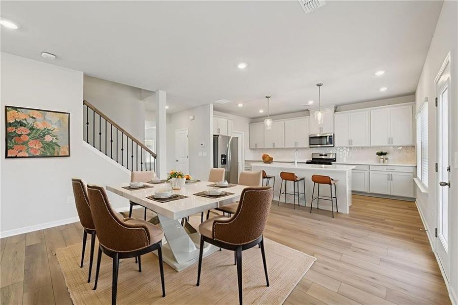 Furnished interior view inside a new home in Harmony Manor, Fairburn (Image 19).