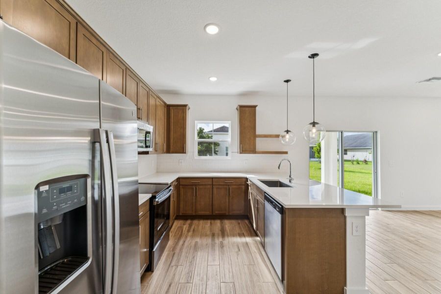 Furnished interior view inside a new home in , Fort Pierce (Image 8).