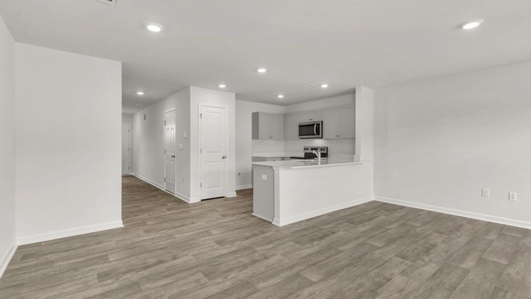 Spacious, unfurnished interior of a new home in The Townes at Wilson's Ridge, Smithfield (Image 14).