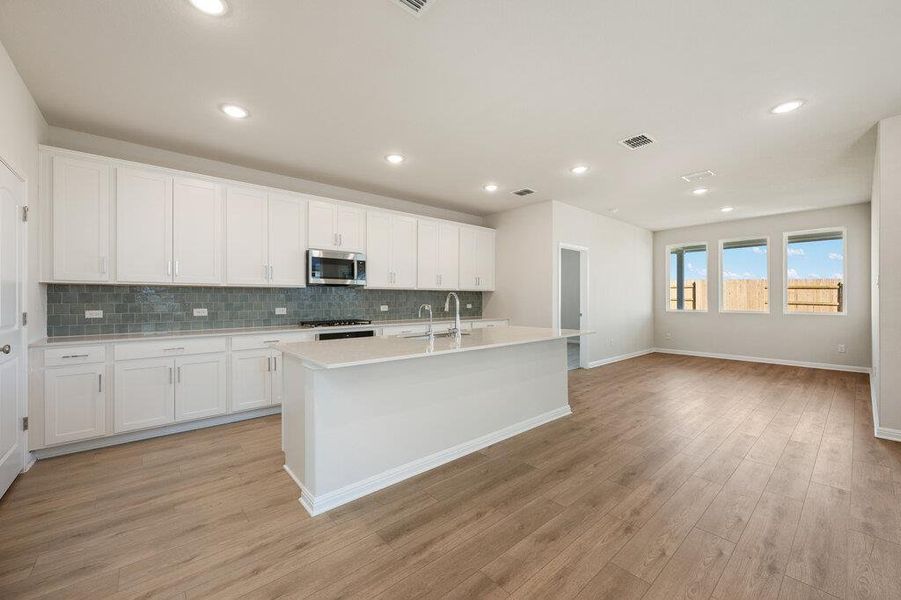 Furnished interior view inside a new home in Patterson Ranch, Georgetown (Image 7).