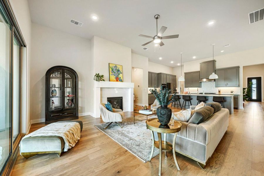 Furnished interior view inside a new home in , Dripping Springs (Image 17).