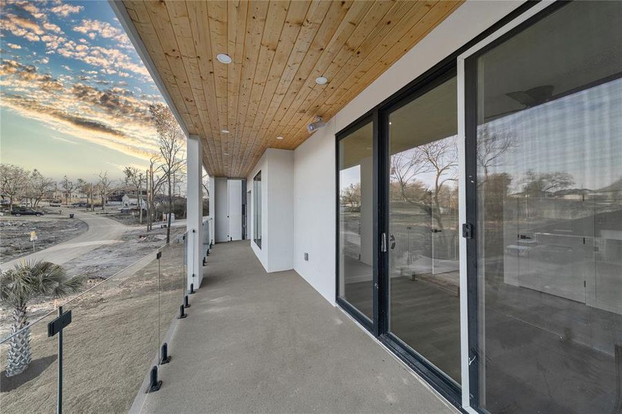Exterior details and patio area of a home in , Dallas (Image 22).