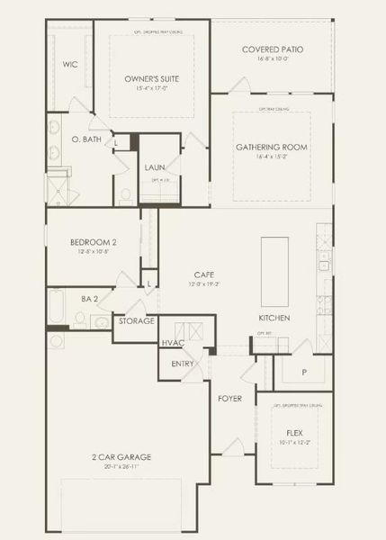 Del Webb Homes, Mainstay/HC201 floor plan Del Webb Homes, Mainstay/HC201 floor plan