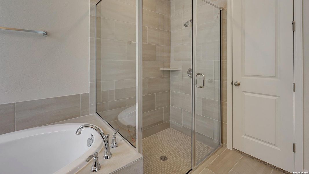 Furnished interior view inside a new home in Ladera, San Antonio (Image 6).