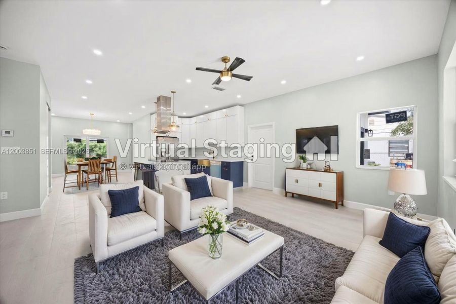 Furnished interior view inside a new home in , West Palm Beach (Image 16).