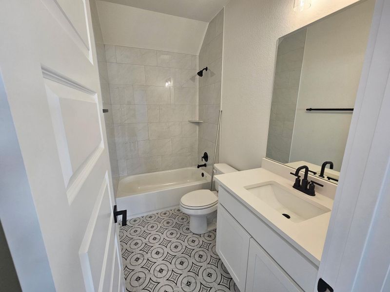 Furnished interior view inside a new home in Blackhawk in Pflugerville, Pflugerville (Image 8).