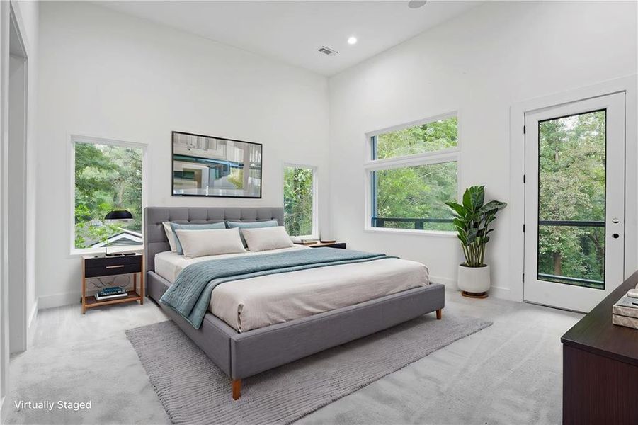 Furnished interior view inside a new home in , Decatur (Image 9).