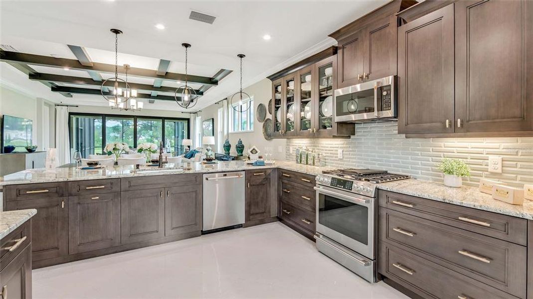 Furnished interior view inside a new home in Cresswind DeLand, Deland (Image 6).