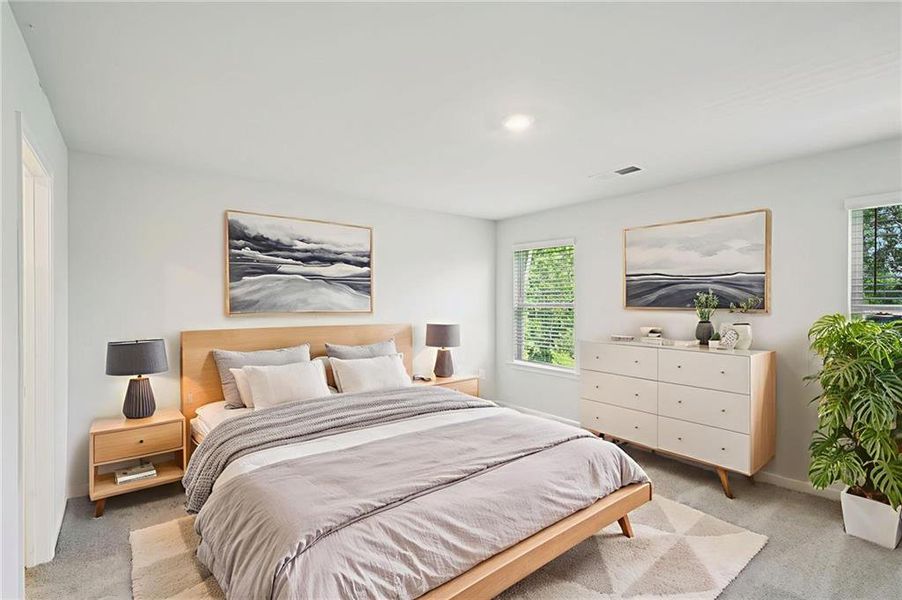 Furnished interior view inside a new home in , Conyers (Image 7).