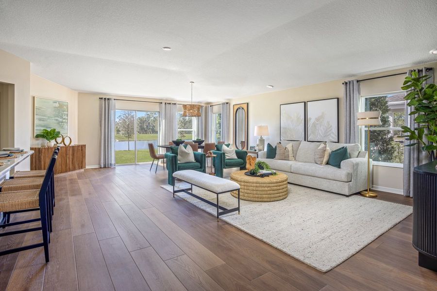 Representative furnished interior of a home built from the 1989 Modeled by KB Home in Chapel Manor II, Zephyrhills (Image 5).
