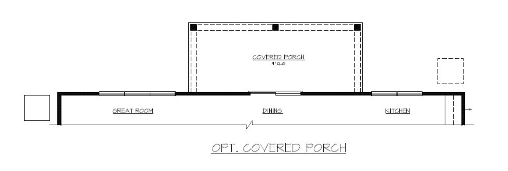 2D floor plan layout of this home in Ramsey Landing, Rincon, GA (Image 4).