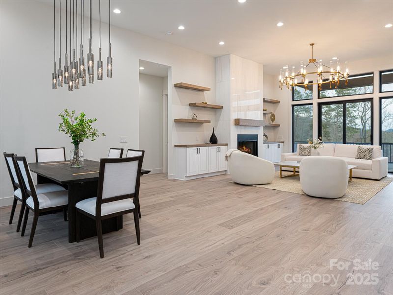 Furnished interior view inside a new home in , Candler (Image 19). Furnished interior view inside a new home in , Candler (Image 19).