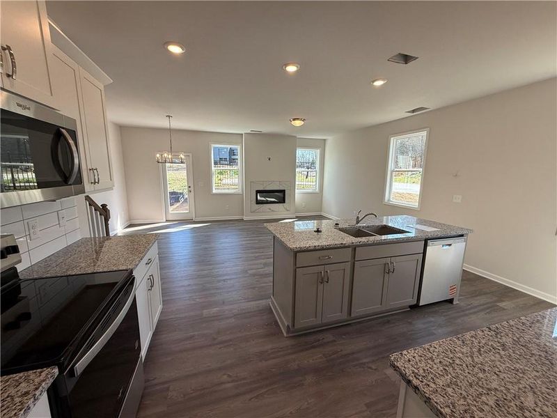 Furnished interior view inside a new home in Longview Run, Decatur (Image 3).
