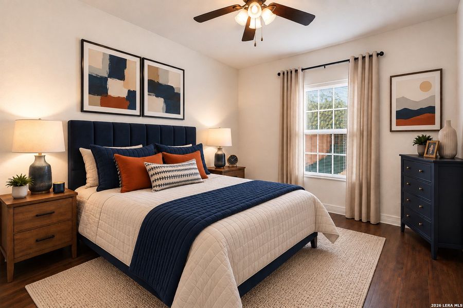 Furnished interior view inside a new home in , San Antonio (Image 12).