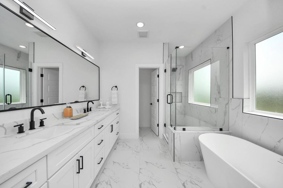 Primary bathroom Primary bathroom