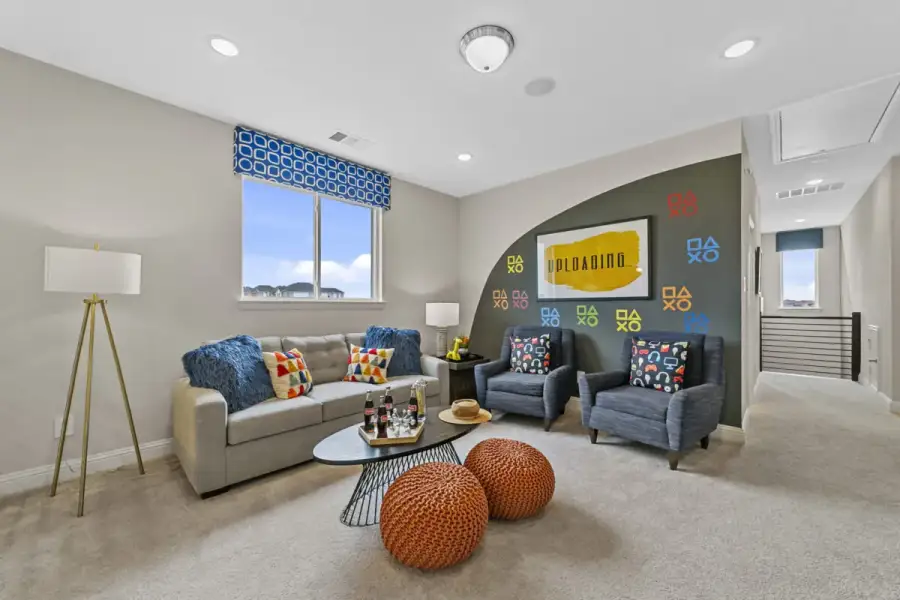 Representative furnished interior of a home built from the Melrose by Landon Homes in Lexington Frisco, Frisco (Image 14).