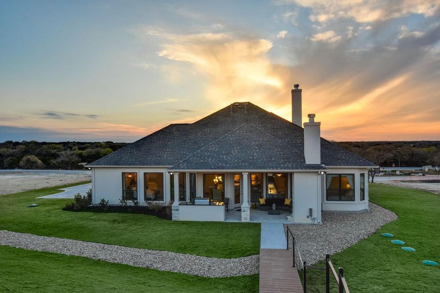 Representative exterior details of a home built from the Siena II by Giddens Homes in Clearwater Ranch, Liberty Hill (Image 51).