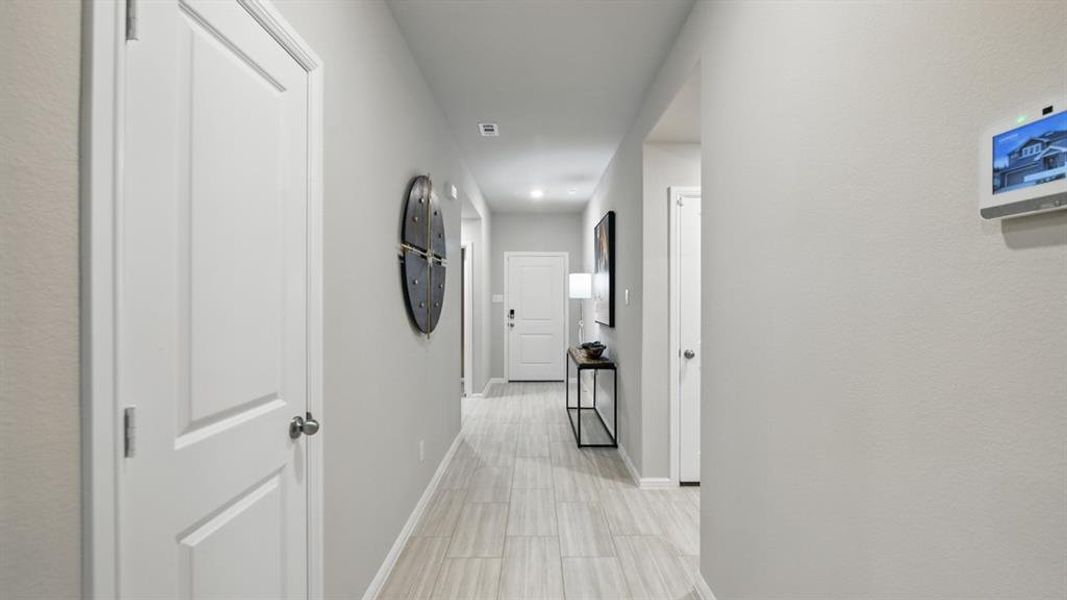 Furnished interior view inside a new home in Lonestar at Liberty Trails, Fort Worth (Image 8).