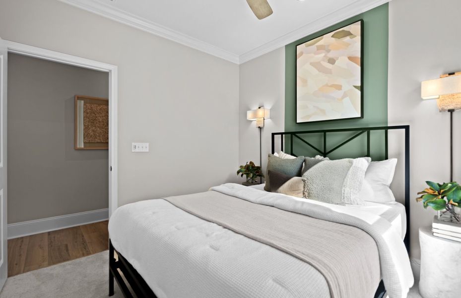 Furnished interior view inside a new home in The Haven at Riverlights, Wilmington (Image 9).