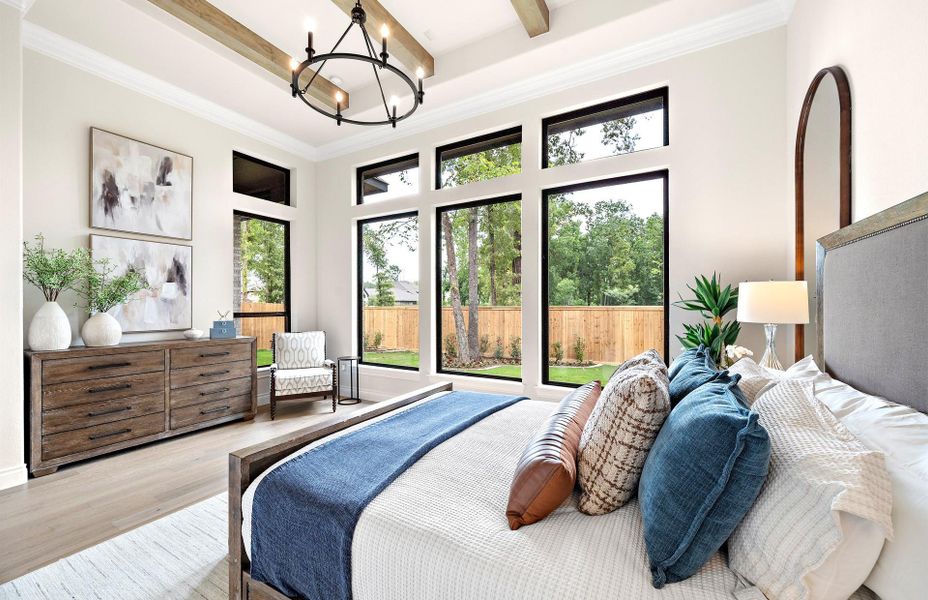 Furnished interior view inside a new home in The Highlands 55′, Porter (Image 27). Furnished interior view inside a new home in The Highlands 55′, Porter (Image 27).