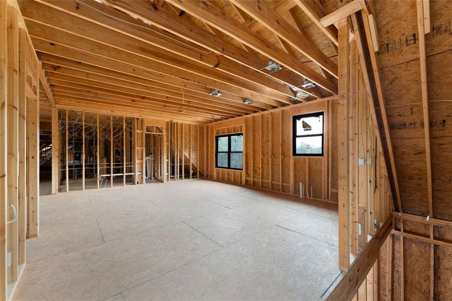 In-progress construction of a new home in , Kingston, GA (Image 18).