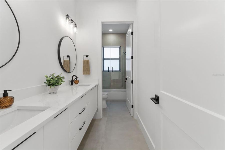 Furnished interior view inside a new home in , Tampa (Image 17). Furnished interior view inside a new home in , Tampa (Image 17).