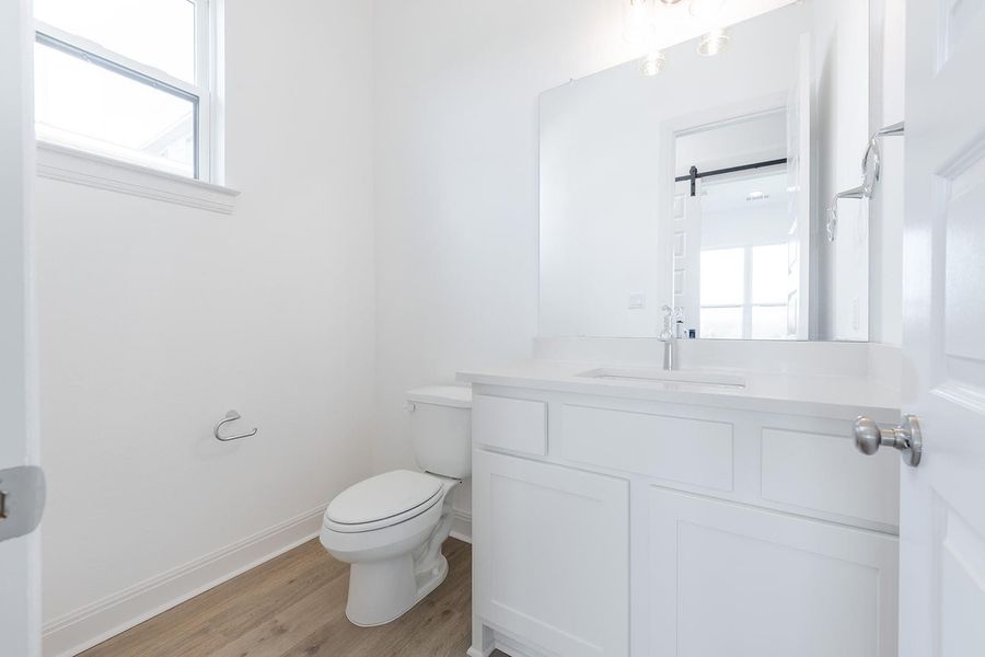 Furnished interior view inside a new home in Lariat - 80', Liberty Hill (Image 11). Furnished interior view inside a new home in Lariat - 80', Liberty Hill (Image 11).