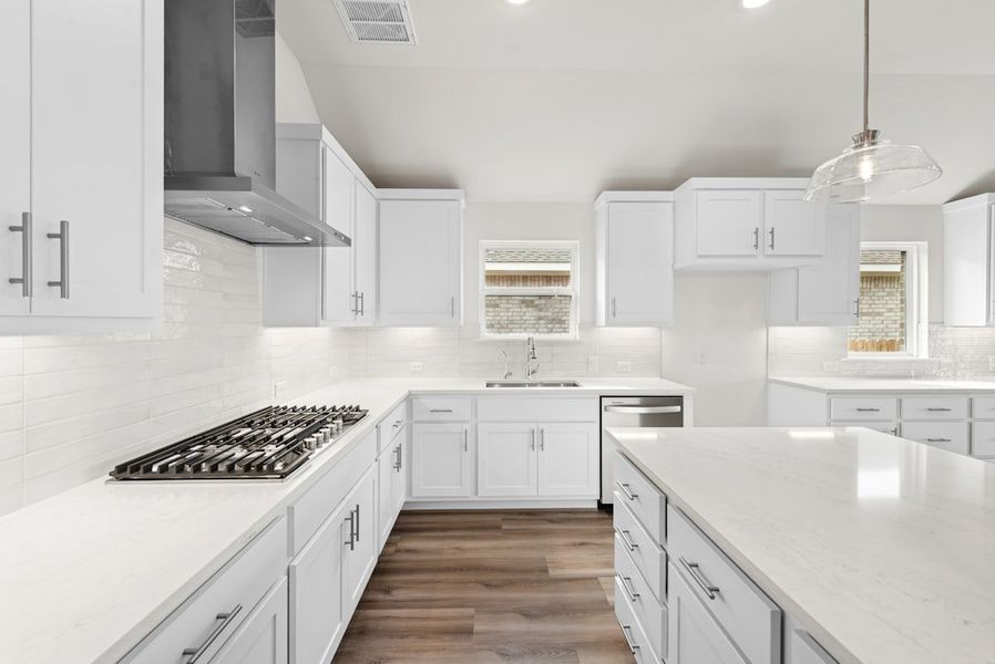Furnished interior view inside a new home in University Heights, Round Rock (Image 6).