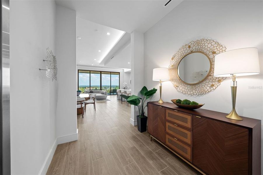 Furnished interior view inside a new home in , Longboat Key (Image 18). Furnished interior view inside a new home in , Longboat Key (Image 18).
