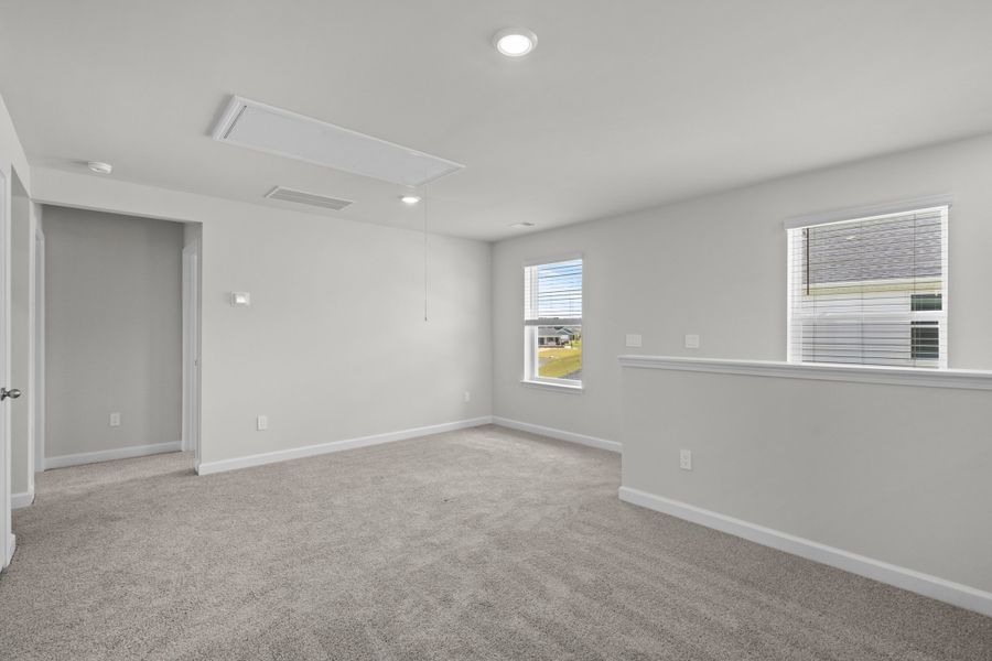 Spacious, unfurnished interior of a new home in Cypress Ridge - The Boardwalk Series, Longs (Image 27).