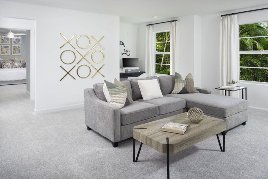 Representative furnished interior of a home built from the Mount Rainier by Mattamy Homes in Tradition, Port St. Lucie (Image 14).
