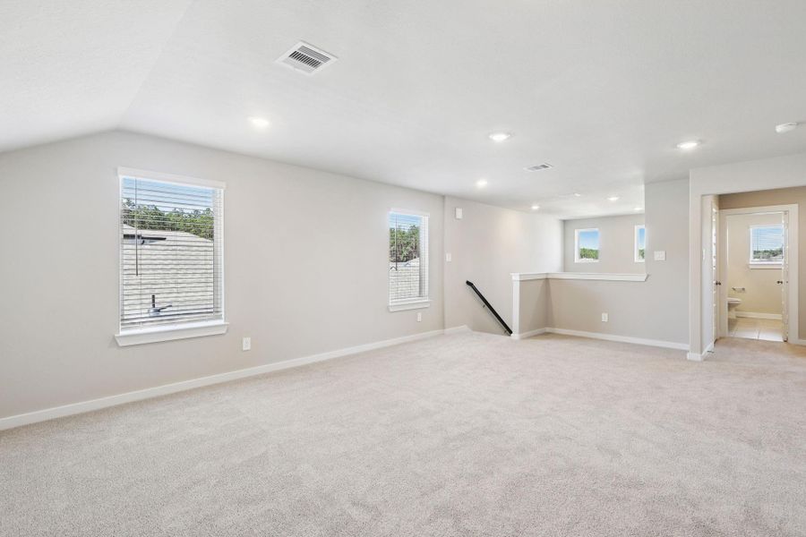 Photo is not of the actual home, but is an inspirational photo of builder’s model home and may depict options, furnishings, and/or decorator features that are not included