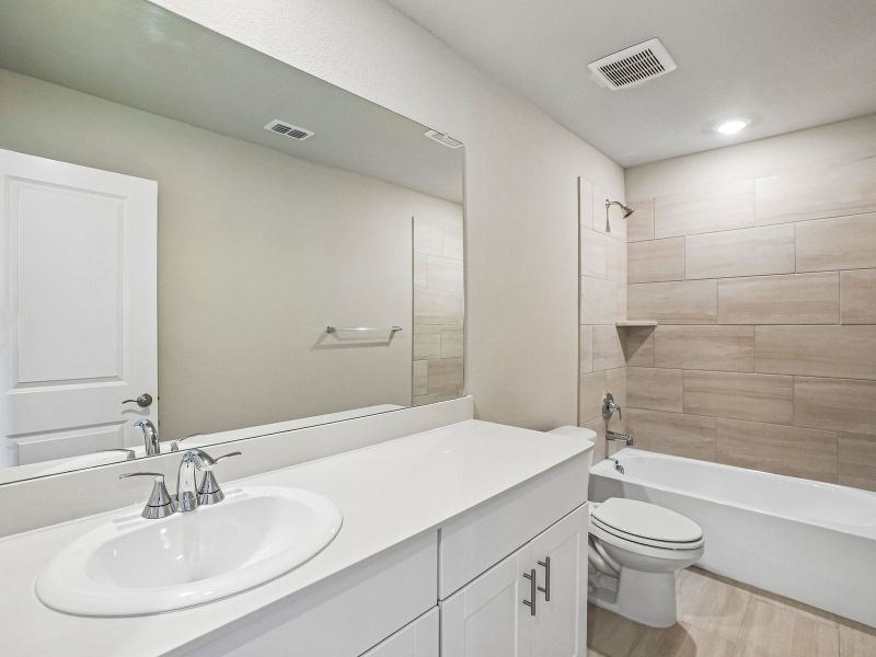 Furnished interior view inside a new home in Eastridge - Signature Series, Princeton (Image 10).