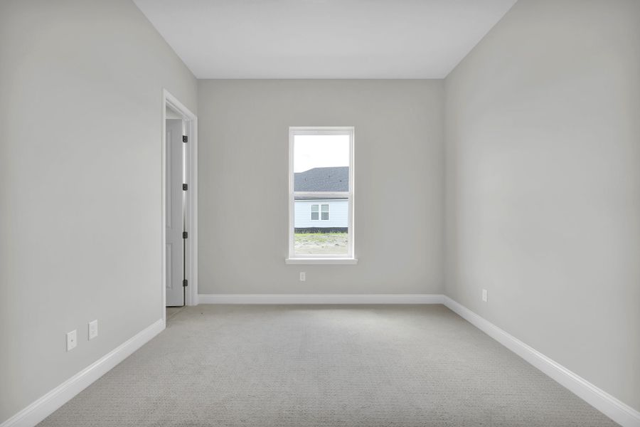 Representative unfurnished interior of a home built from the Tomoka by Riverside Homes in Hidden Creek at SilverLeaf Phase 1, St. Augustine (Image 45).