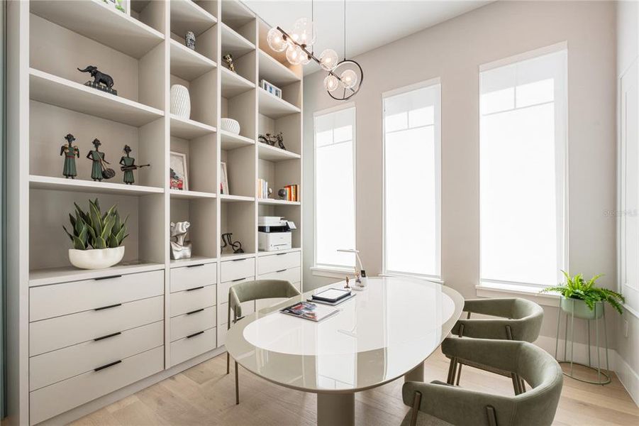 Furnished interior view inside a new home in Bella Collina, Montverde (Image 42).