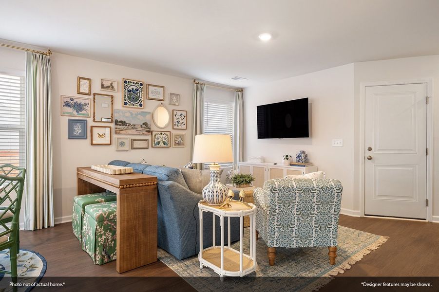 Furnished interior view inside a new home in Evergreen, Spartanburg (Image 9). Furnished interior view inside a new home in Evergreen, Spartanburg (Image 9).