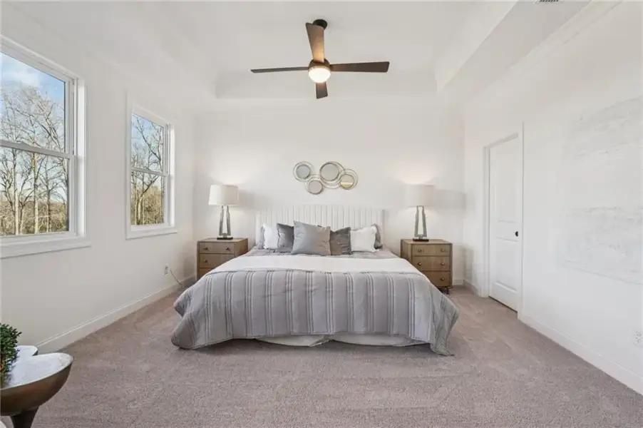 Furnished interior view inside a new home in Millcroft, Buford (Image 32).