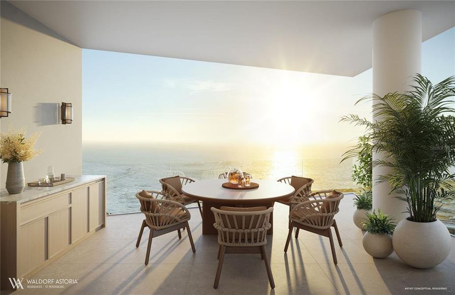 Furnished interior view inside a new home in , St. Petersburg (Image 3).