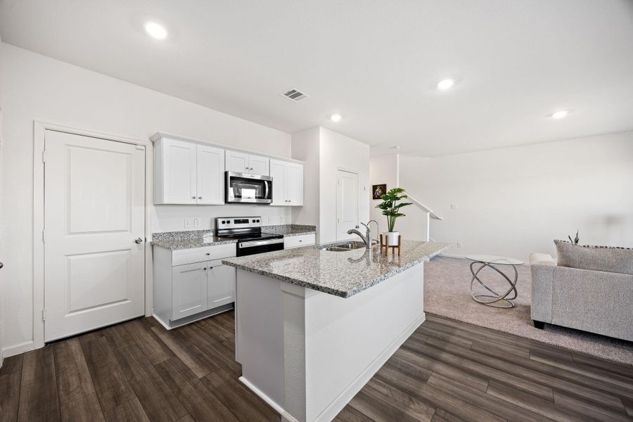 Furnished interior view inside a new home in , Houston (Image 14). Furnished interior view inside a new home in , Houston (Image 14).