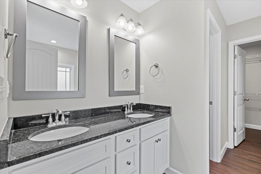 Furnished interior in a model home at Ballentine Ridge in Lyman (Image 19). Furnished interior in a model home at Ballentine Ridge in Lyman (Image 19).