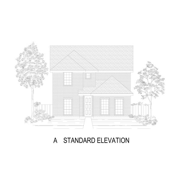 Representative rendering of the exterior for the Rayburn R by First Texas Homes (Image 2). Representative rendering of the exterior for the Rayburn R by First Texas Homes (Image 2).