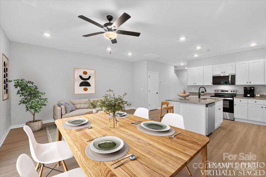 Furnished interior view inside a new home in Rhyne Court, Gastonia (Image 11).