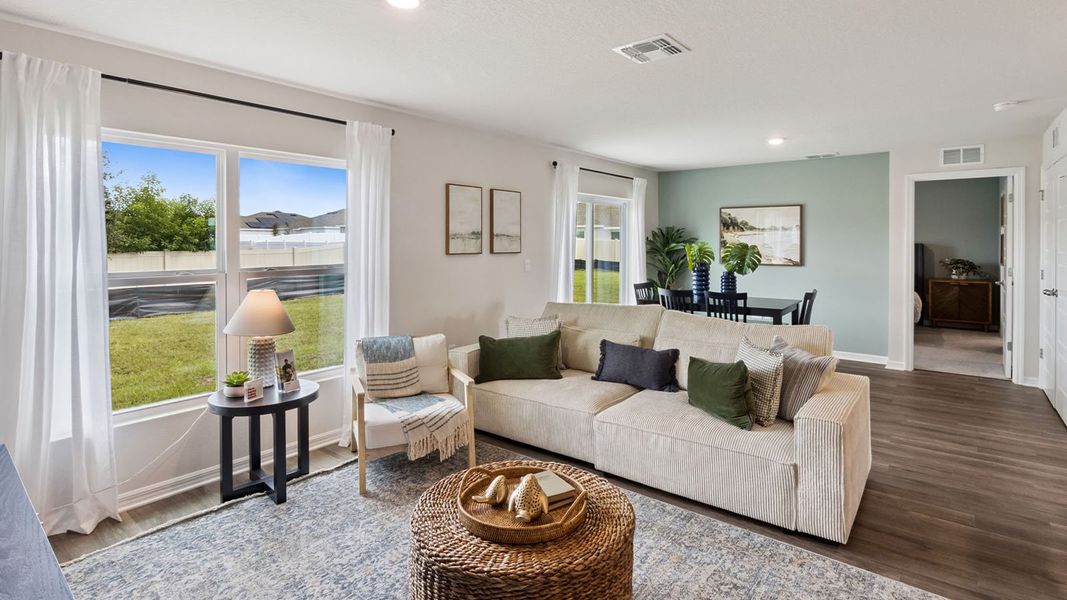 Furnished interior view inside a new home in Willowbrook South, Winter Haven (Image 16).
