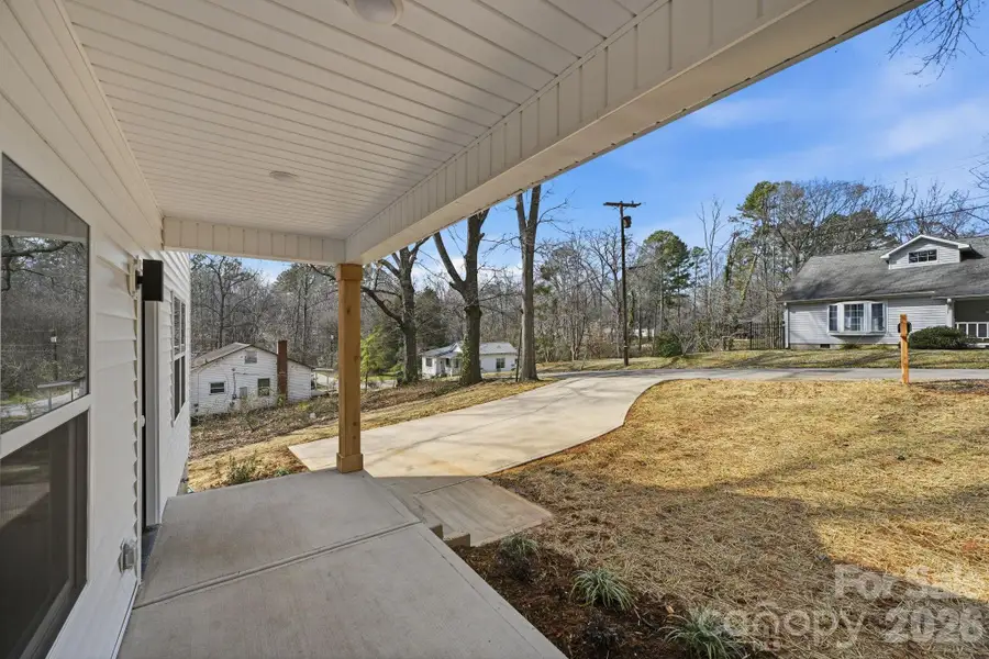 Exterior details and patio area of a home in , Spencer (Image 4).