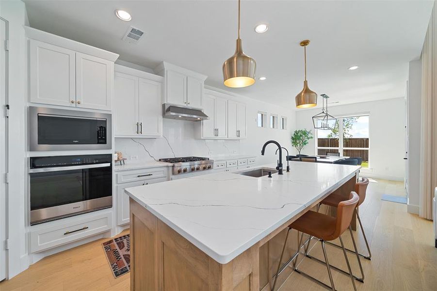 Furnished interior view inside a new home in North Sky, Celina (Image 9). Furnished interior view inside a new home in North Sky, Celina (Image 9).