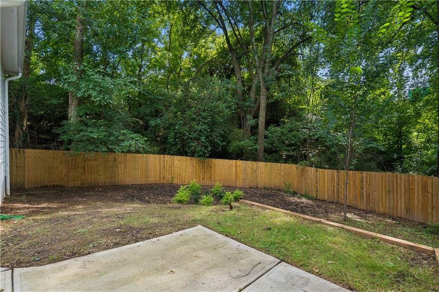 Exterior details and patio area of a home in , Atlanta (Image 18). Exterior details and patio area of a home in , Atlanta (Image 18).