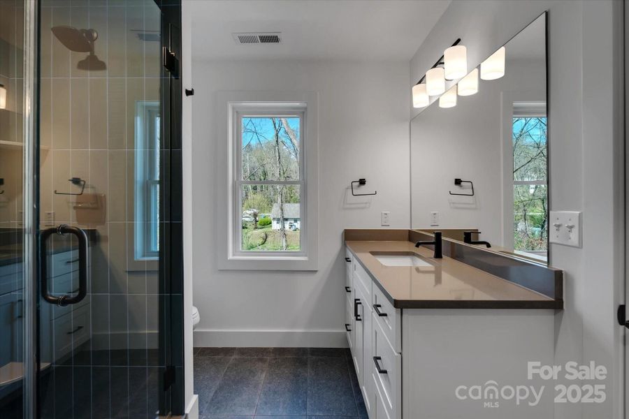 Furnished interior view inside a new home in , Asheville (Image 10).