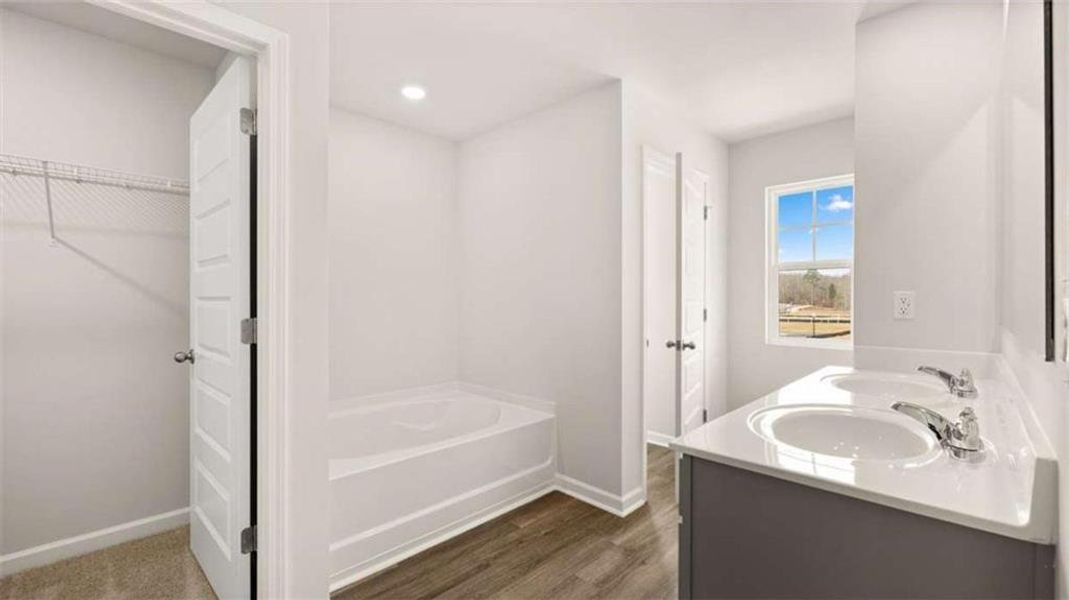 Furnished interior view inside a new home in Echo Glen, Stockbridge (Image 44).