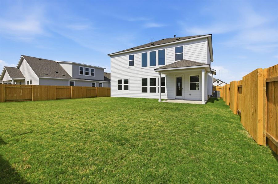 Exterior details and patio area of a home in , Pflugerville (Image 3). Exterior details and patio area of a home in , Pflugerville (Image 3).